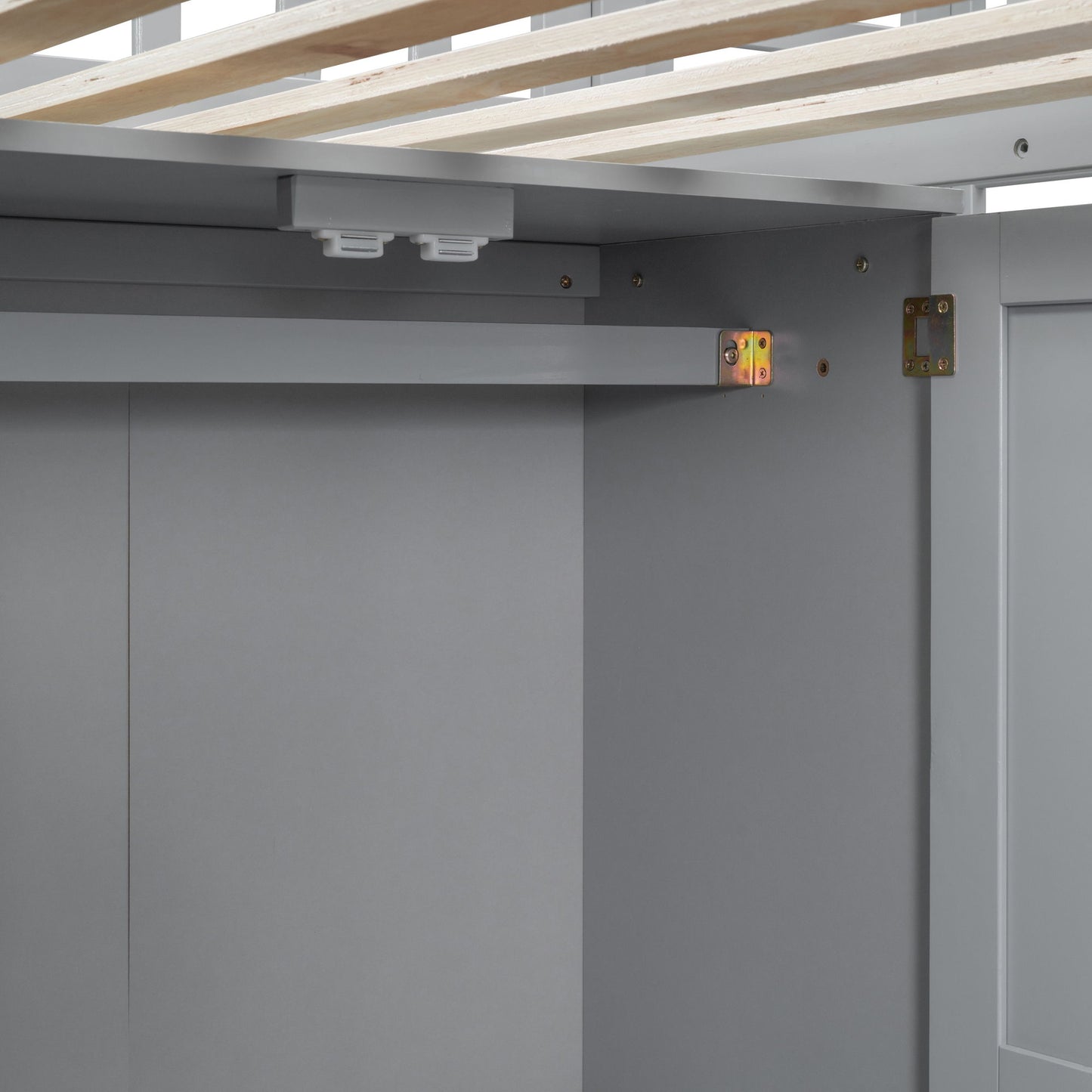 Loft Bed With Bookshelf, Drawers, Desk, And Wardrobe - The Sleep Loft - Online Mattress Showroom NYC