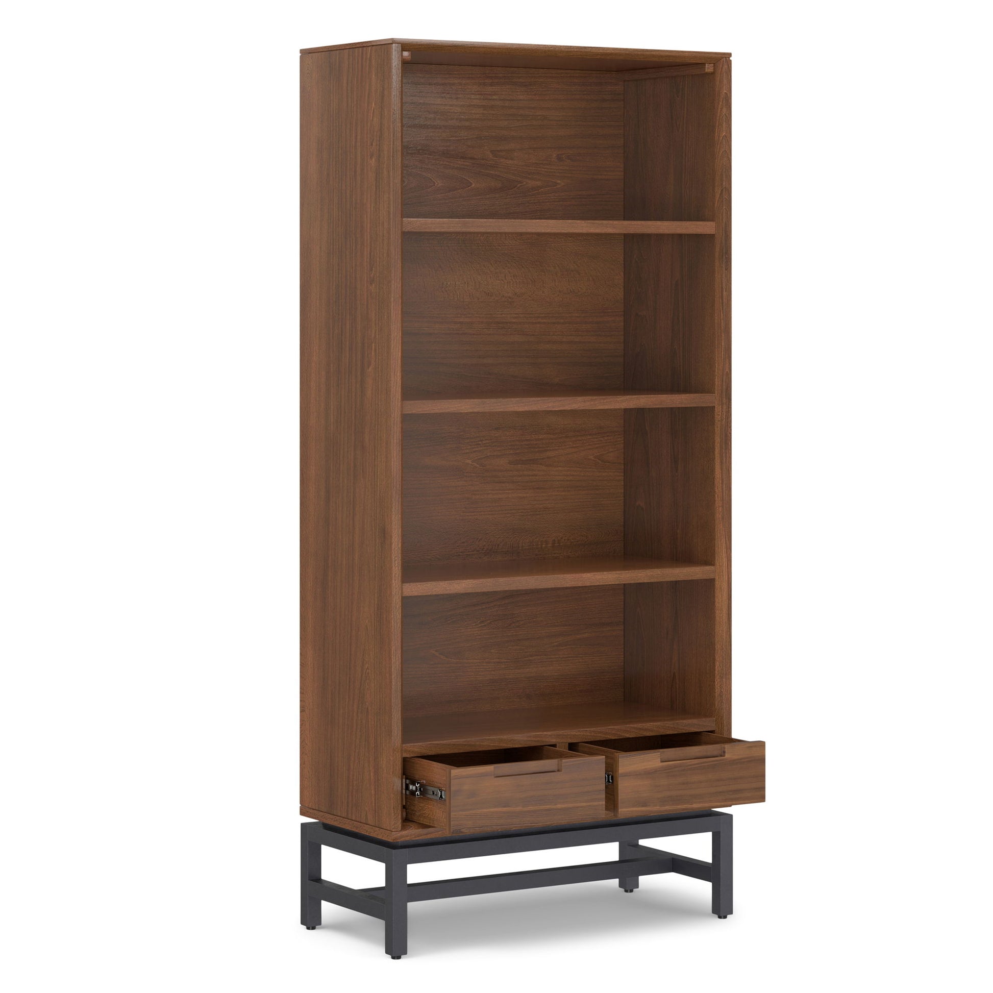 Banting - Mid Century Bookcase, Handcrafted - The Sleep Loft - Online Mattress Showroom NYC