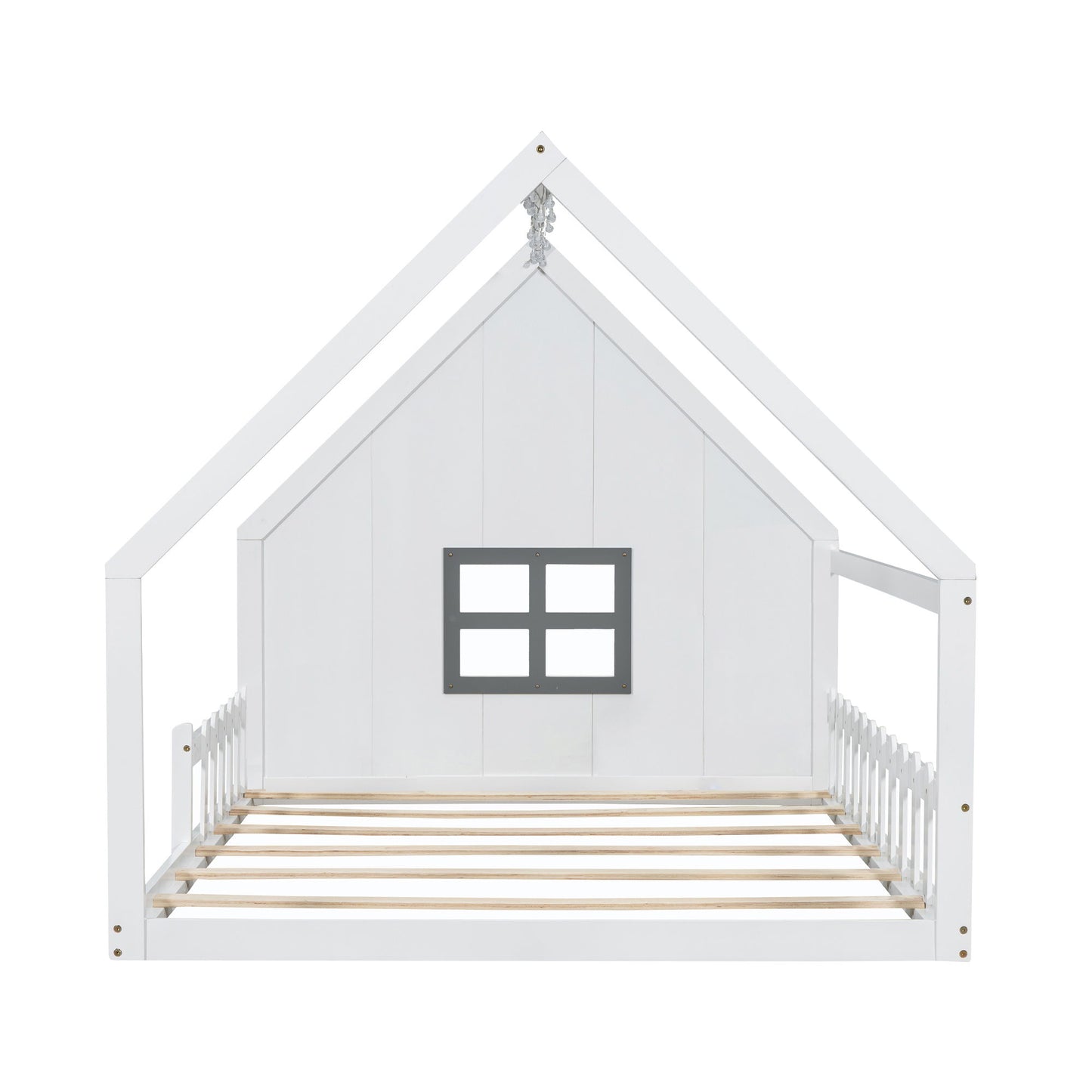 House Bed With Window And Fence - The Sleep Loft - Online Mattress Showroom NYC