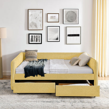 Upholstered Daybed & 2 Drawers - The Sleep Loft - Online Mattress Showroom NYC