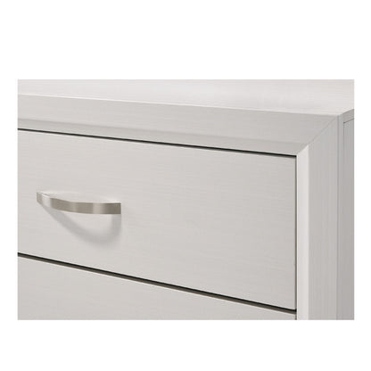 2 Drawer Nightstand With Handles Furniture For Bedroom - White - The Sleep Loft - Online Mattress Showroom NYC