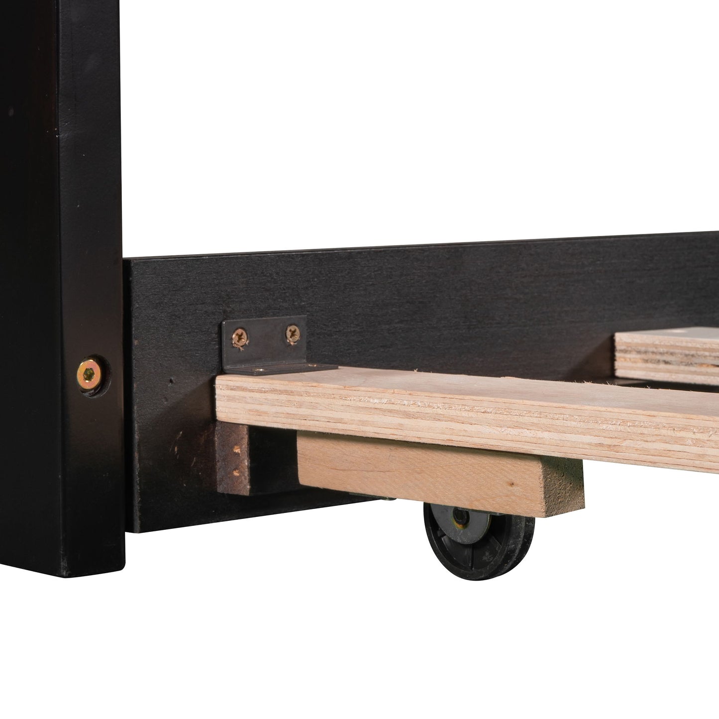 L Shaped Platform Bed With Trundle And Drawers Linked With Built In Desk - The Sleep Loft - Online Mattress Showroom NYC