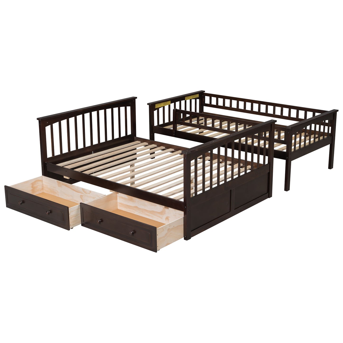 Bunk Bed With Drawers, Convertible Storage Bed - The Sleep Loft - Online Mattress Showroom NYC