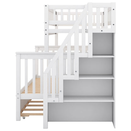 Bunk Bed With Staircase - The Sleep Loft - Online Mattress Showroom NYC
