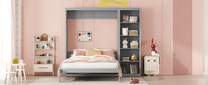 Murphy Wall Bed With Shelves - The Sleep Loft - Online Mattress Showroom NYC