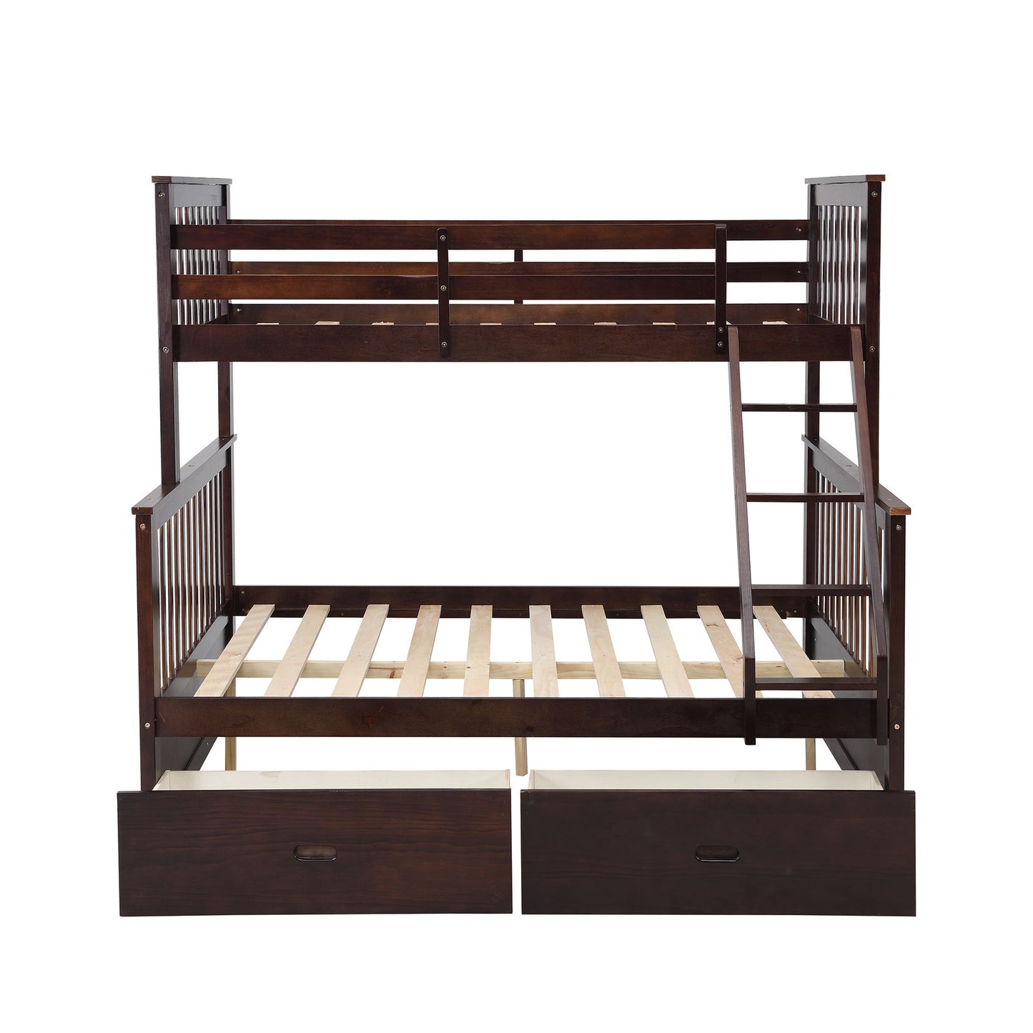 Bunk Bed With Ladder, And Safety Guard Rails - The Sleep Loft - Online Mattress Showroom NYC