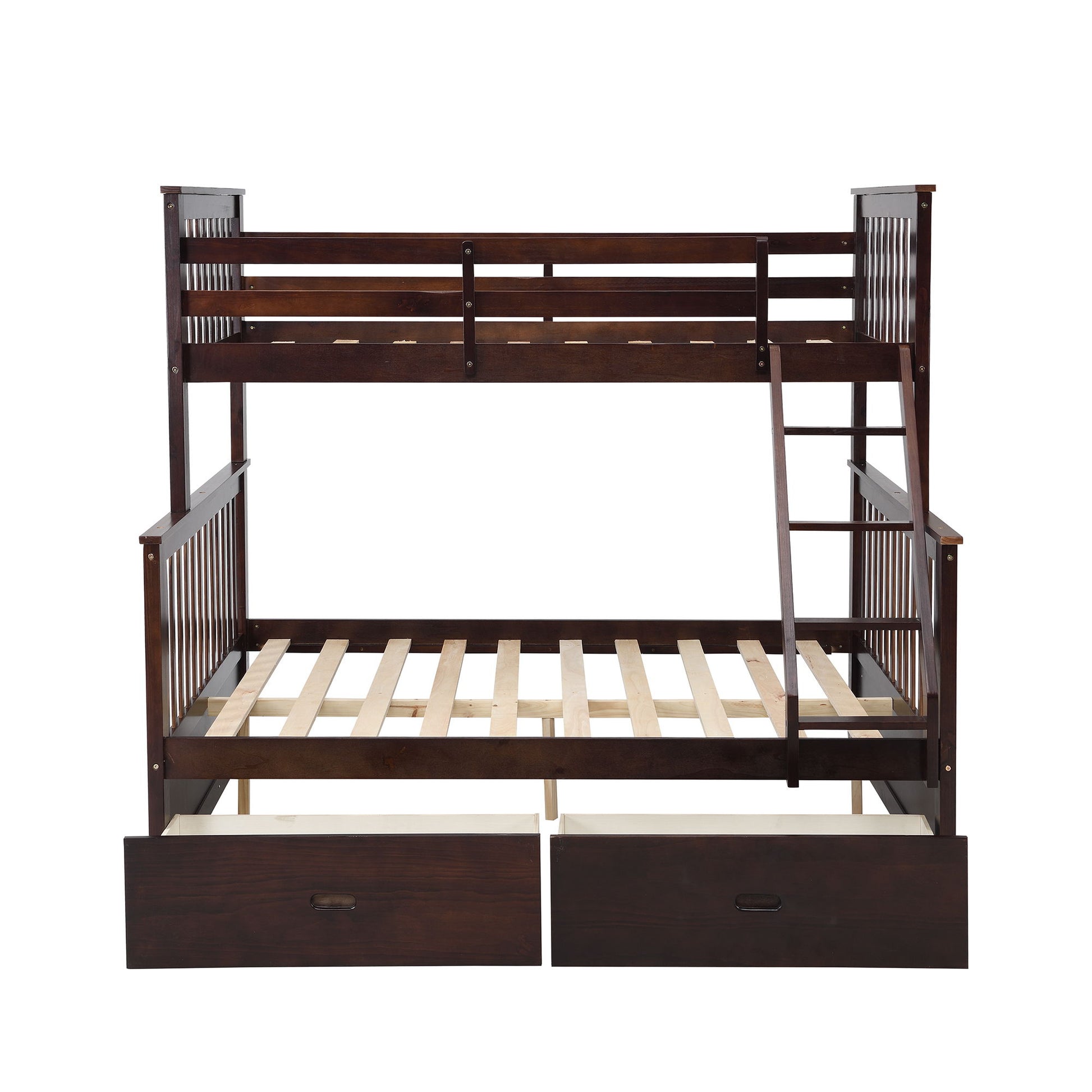 Bunk Bed With Ladder, And Safety Guard Rails - The Sleep Loft - Online Mattress Showroom NYC