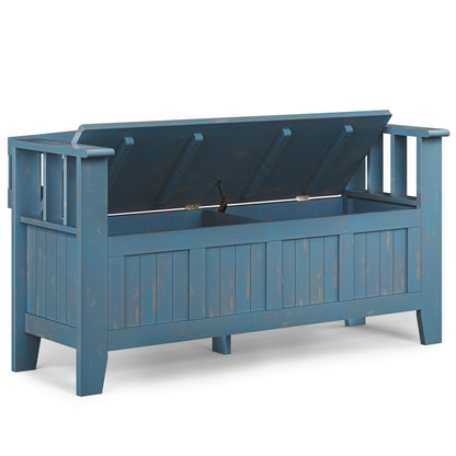 Acadian - Entryway Storage Bench, Handcrafted - The Sleep Loft - Online Mattress Showroom NYC