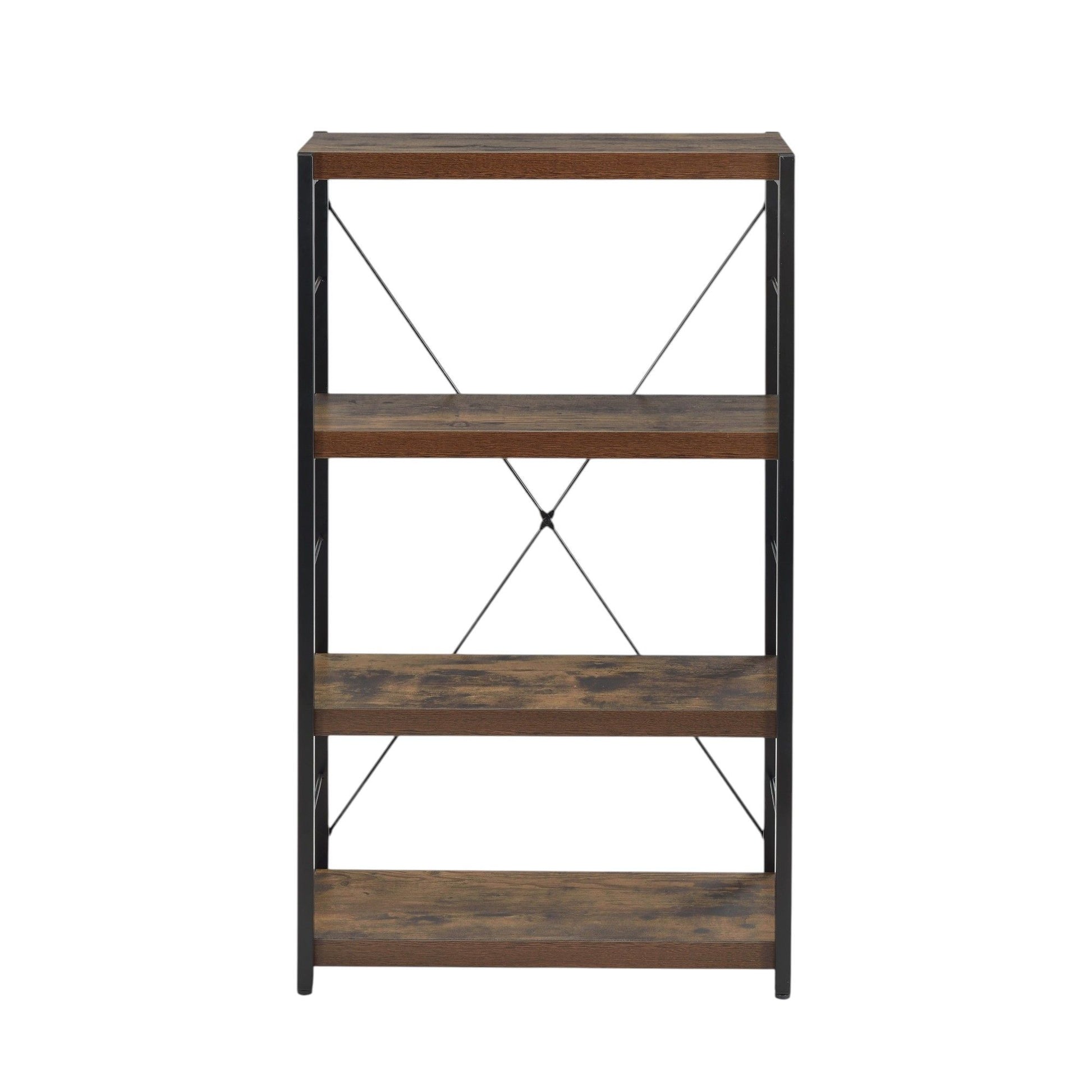 Bob - Bookshelf - Weathered Oak / Black - The Sleep Loft - Online Mattress Showroom NYC