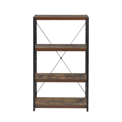 Bob - Bookshelf - Weathered Oak / Black - The Sleep Loft - Online Mattress Showroom NYC