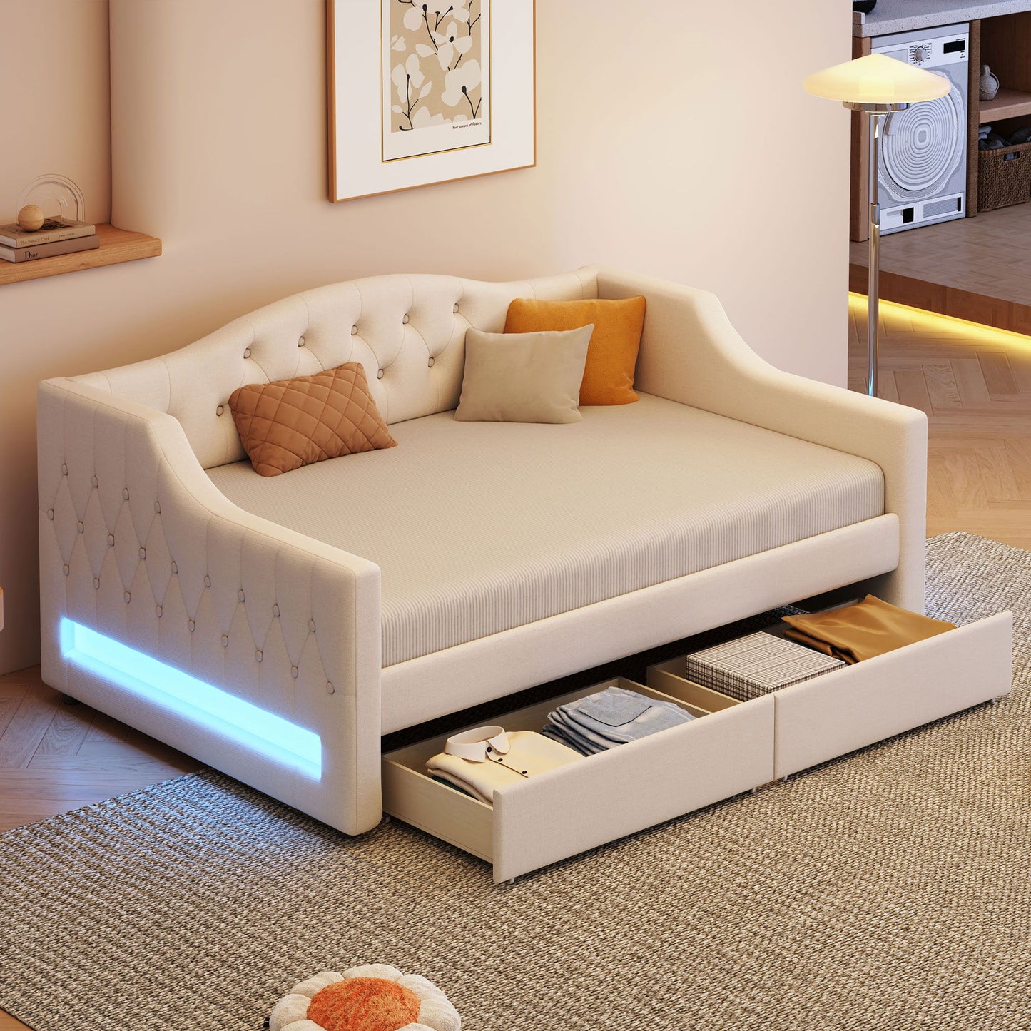 Daybed With LED Belt - The Sleep Loft - Online Mattress Showroom NYC