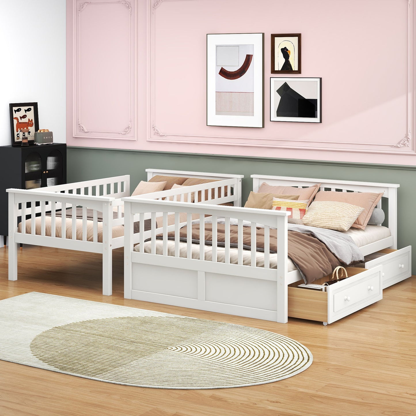 Bunk Bed With Drawers, Convertible Storage Bed - The Sleep Loft - Online Mattress Showroom NYC