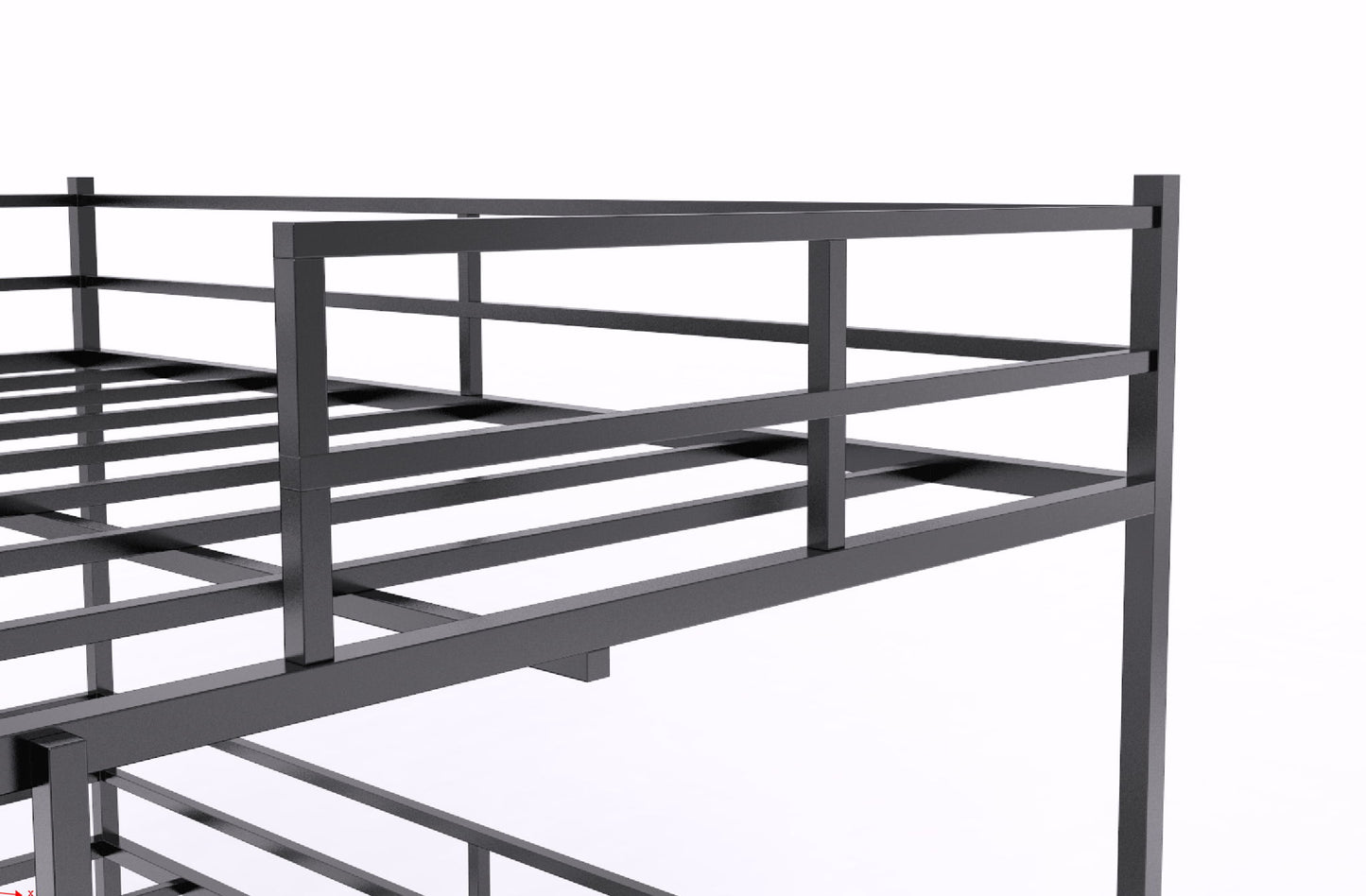 Twin Size House Loft Bed With Slide And Ladder - Black - The Sleep Loft - Online Mattress Showroom NYC