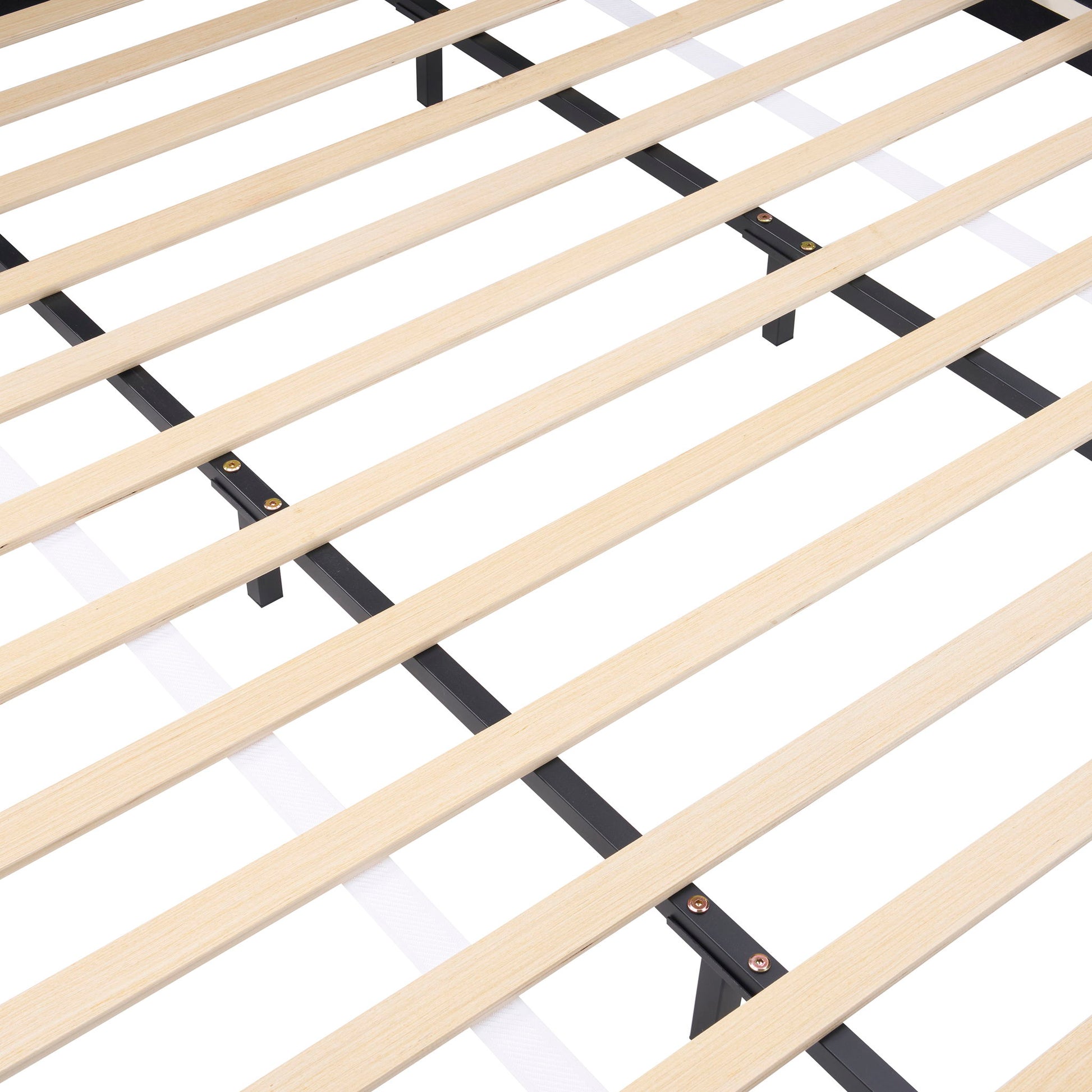 Upholstered Simple Modern Bedroom Bed With Curved Headboard - The Sleep Loft - Online Mattress Showroom NYC