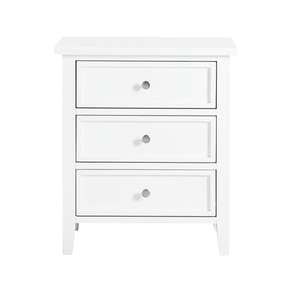 Luca - 3 Drawer Nightstand - The Sleep Loft - Online Mattress Showroom NYC