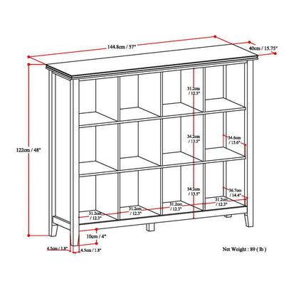 Artisan - 12 Cube Storage - Honey Brown - The Sleep Loft - Online Mattress Showroom NYC