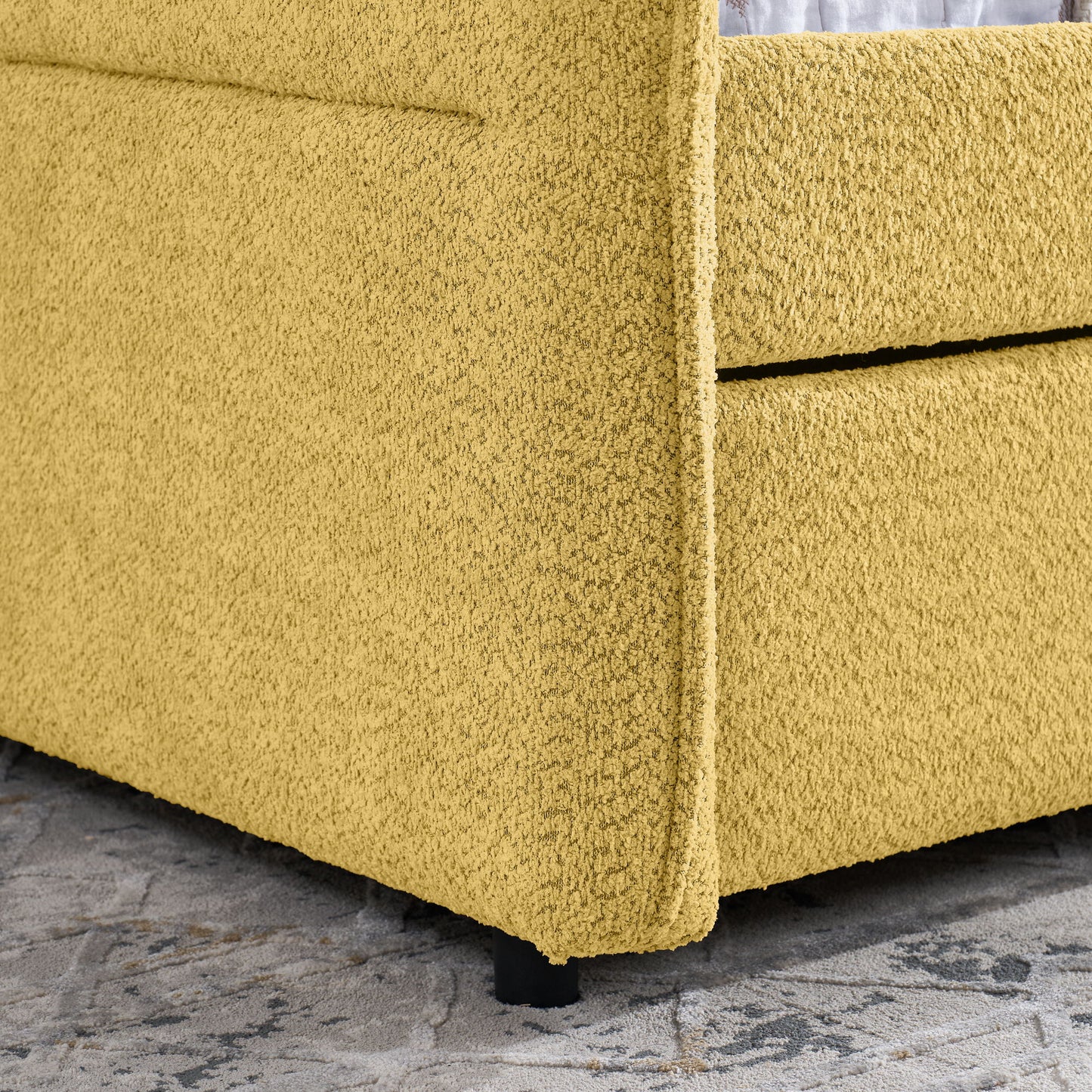 Upholstered Daybed With Pop Up Trundle - The Sleep Loft - Online Mattress Showroom NYC