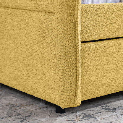 Upholstered Daybed With Pop Up Trundle - The Sleep Loft - Online Mattress Showroom NYC