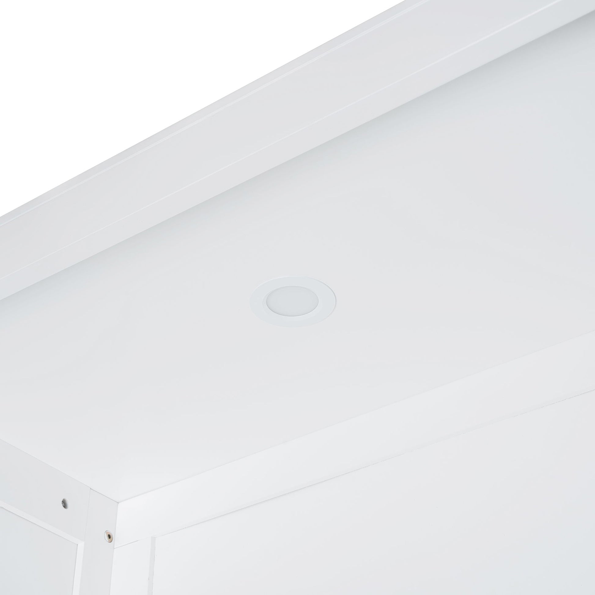 Murphy Wall Bed With Shelves, Wardrobe And LED Lights - The Sleep Loft - Online Mattress Showroom NYC