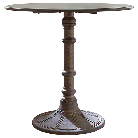 Oswego Round 30-inch Bistro Dining Table Bronze - The Sleep Loft - Online Mattress Showroom NYC