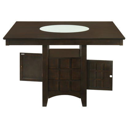 Gabriel 52-inch Counter Height Dining Table Cappuccino