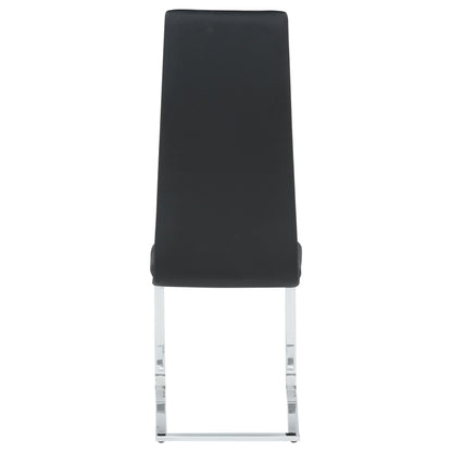 Montclair Upholstered Dining Side Chair Black (Set of 4)
