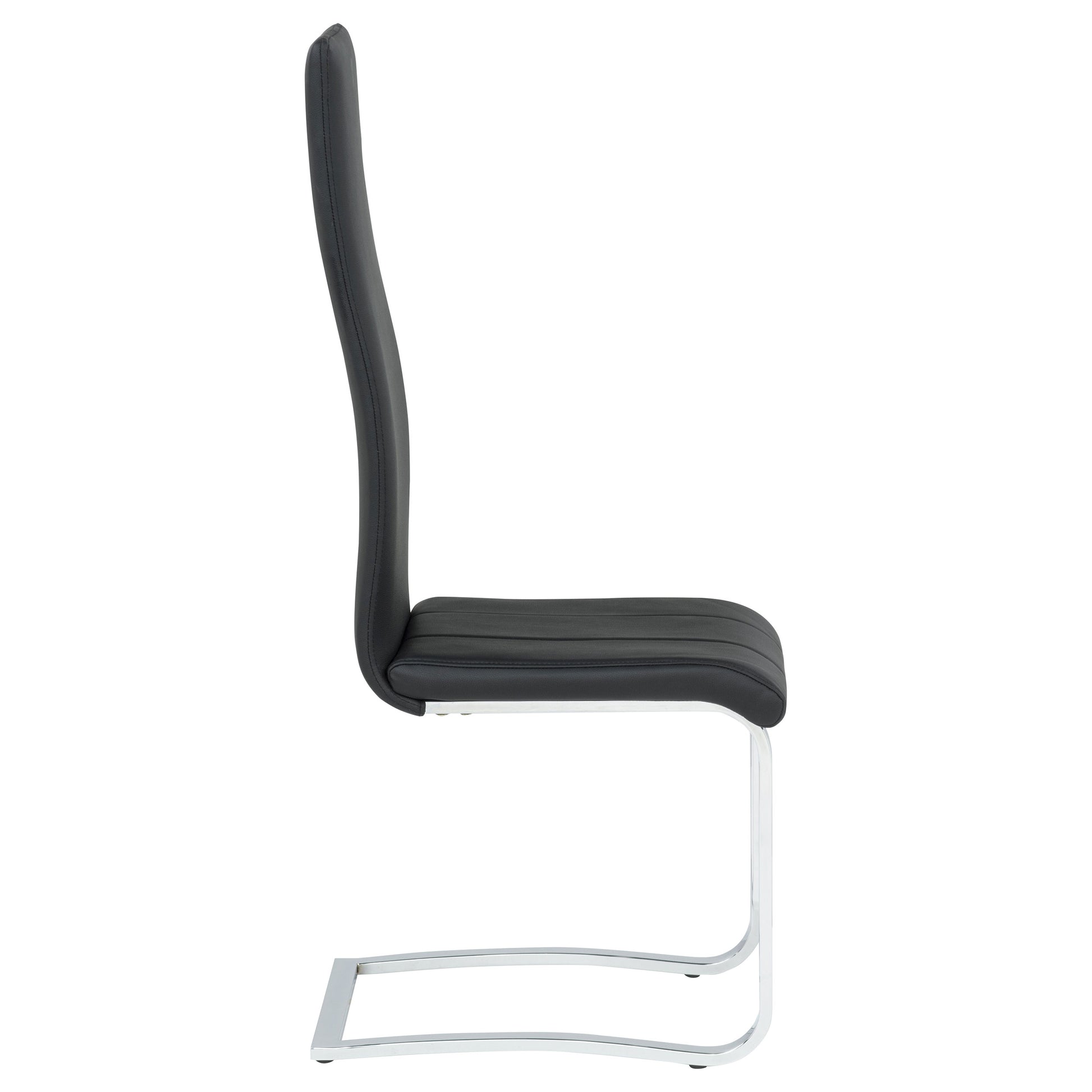 Montclair Upholstered Dining Side Chair Black (Set of 4)