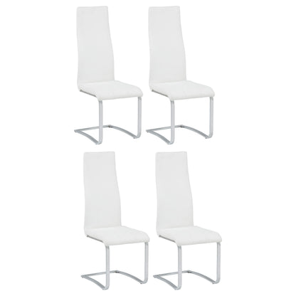 Montclair Upholstered Dining Side Chair White (Set of 4)
