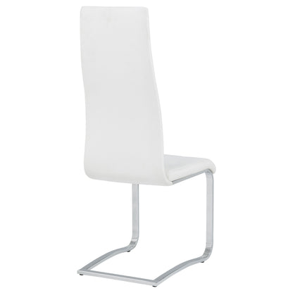 Montclair Upholstered Dining Side Chair White (Set of 4)