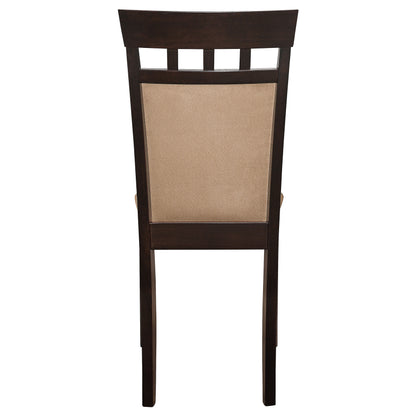 Gabriel Closed Back Dining Side Chair Cappuccino (Set of 2)