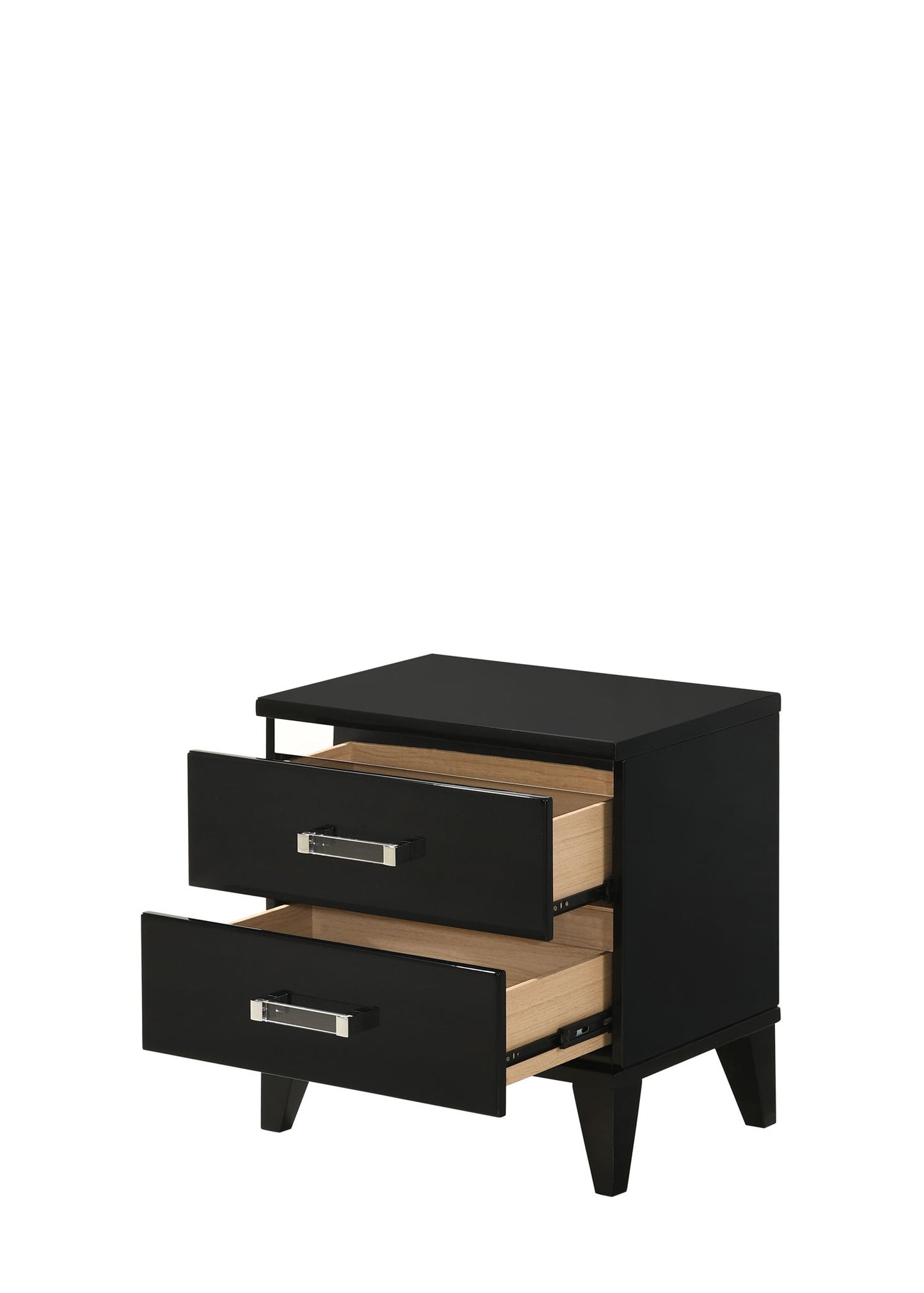 Chelsie - Nightstand - Black - The Sleep Loft - Online Mattress Showroom NYC