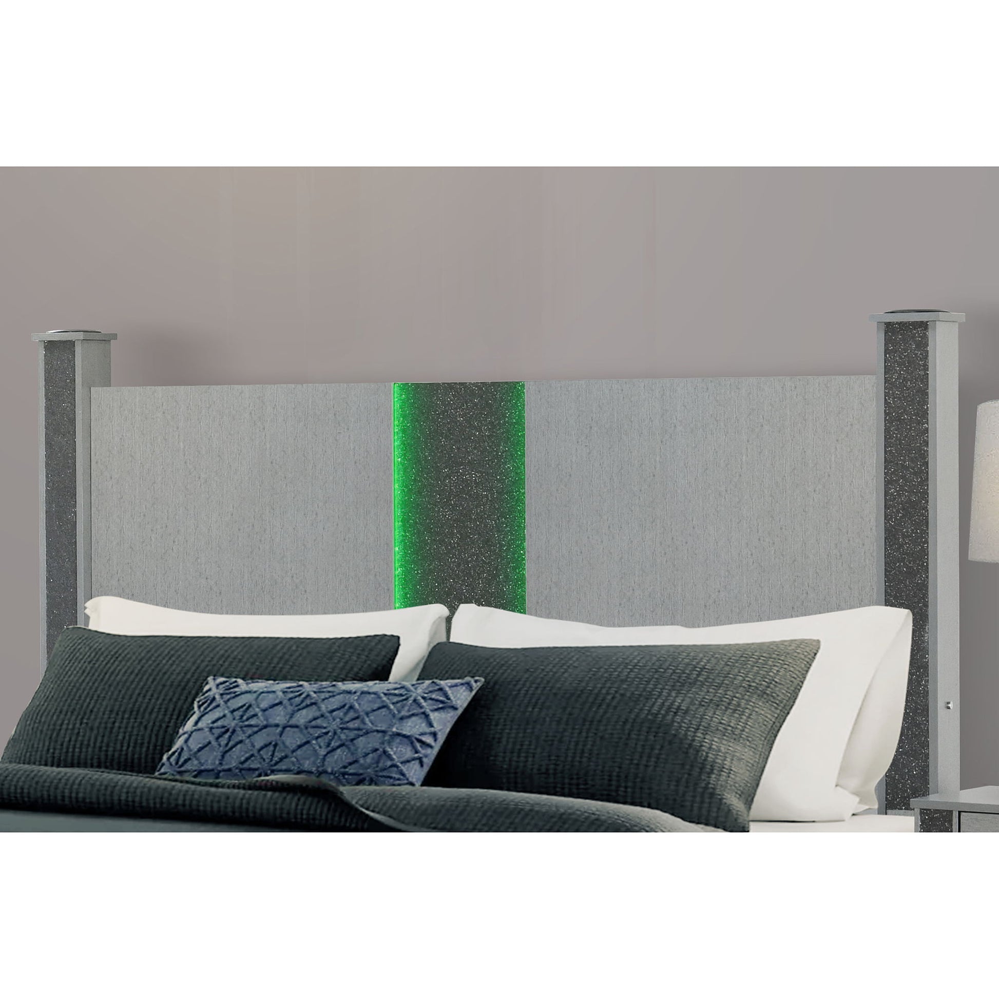 Lorenzo - Bed With Speakers And Glittered Detailing - The Sleep Loft - Online Mattress Showroom NYC