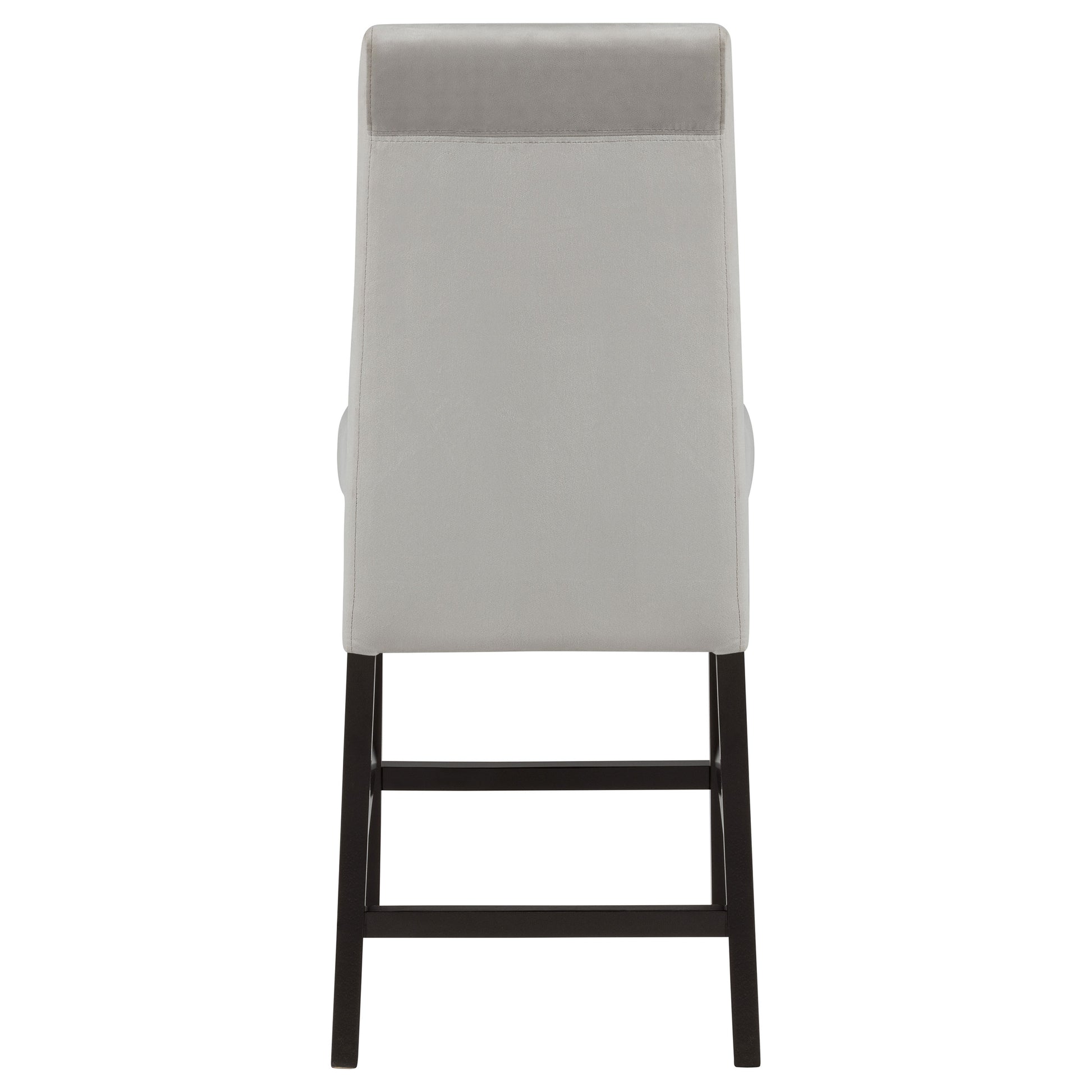 Stanton Velvet Upholstered Counter Chair Grey (Set of 2)