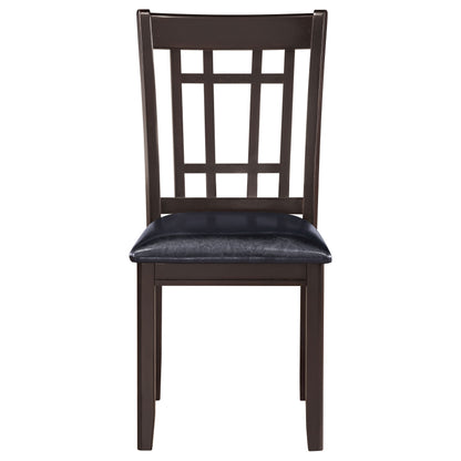 Lavon 5-piece Oval Extension Leaf Dining Set Espresso