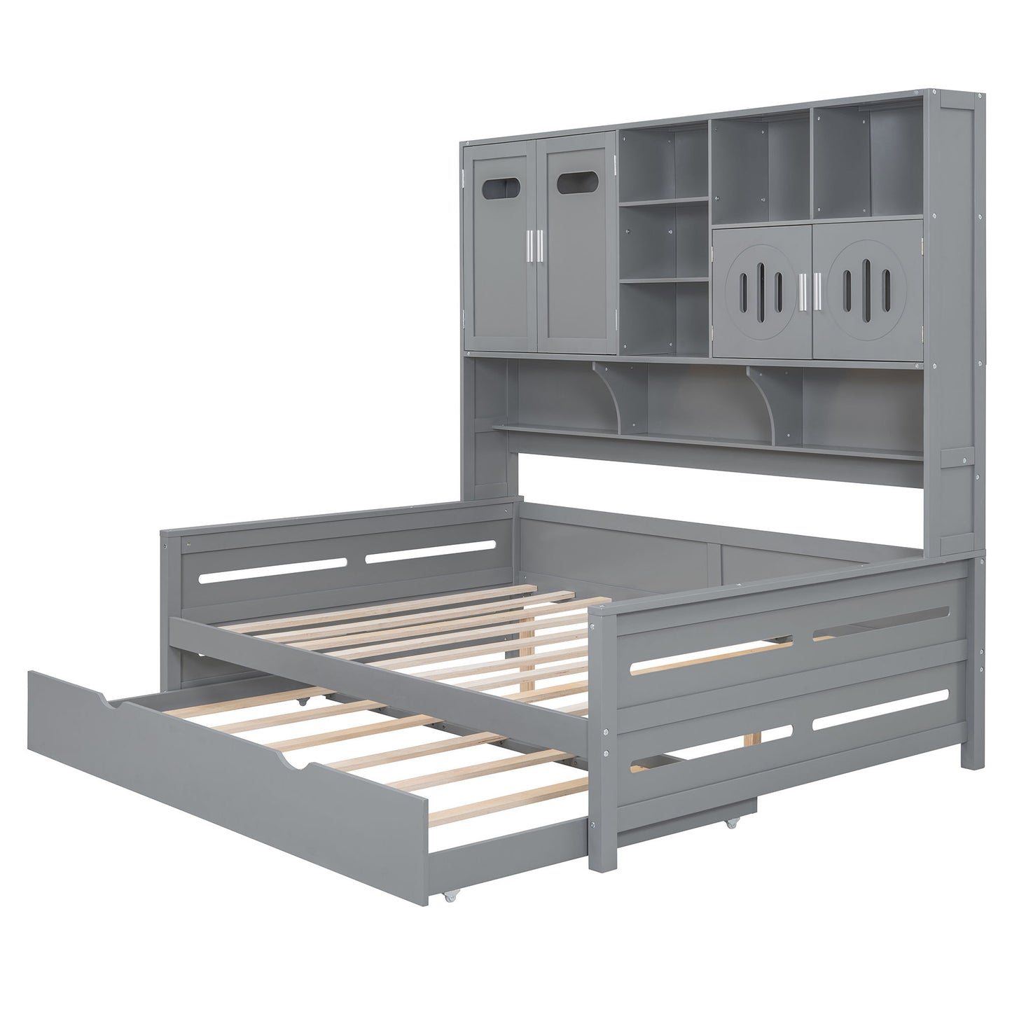 Daybed With All-In-One Cabinet And Shelf - The Sleep Loft - Online Mattress Showroom NYC