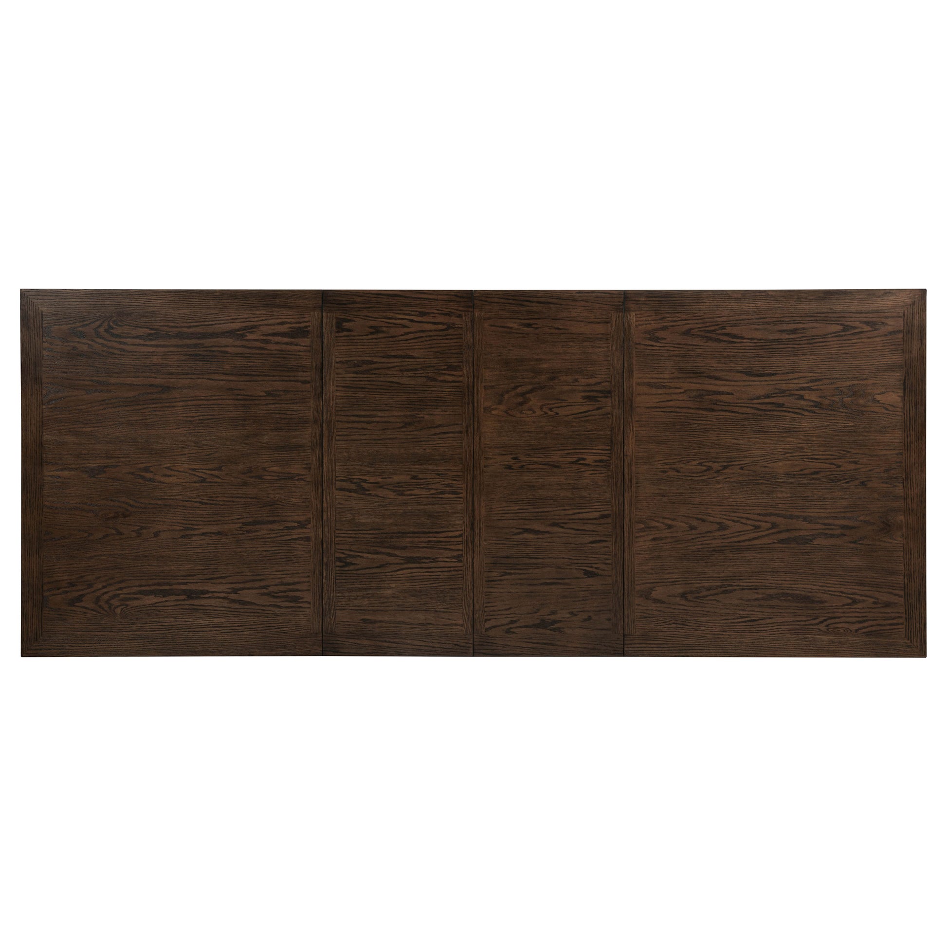 Ridgewell 9-piece Rectangular Trestle Dining Set Dark Oak