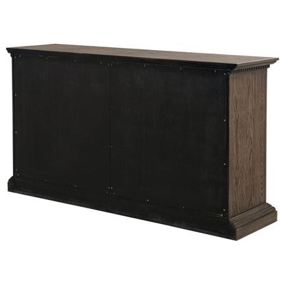 Ridgewell 2-drawer 4-door Dining Server Dark Oak