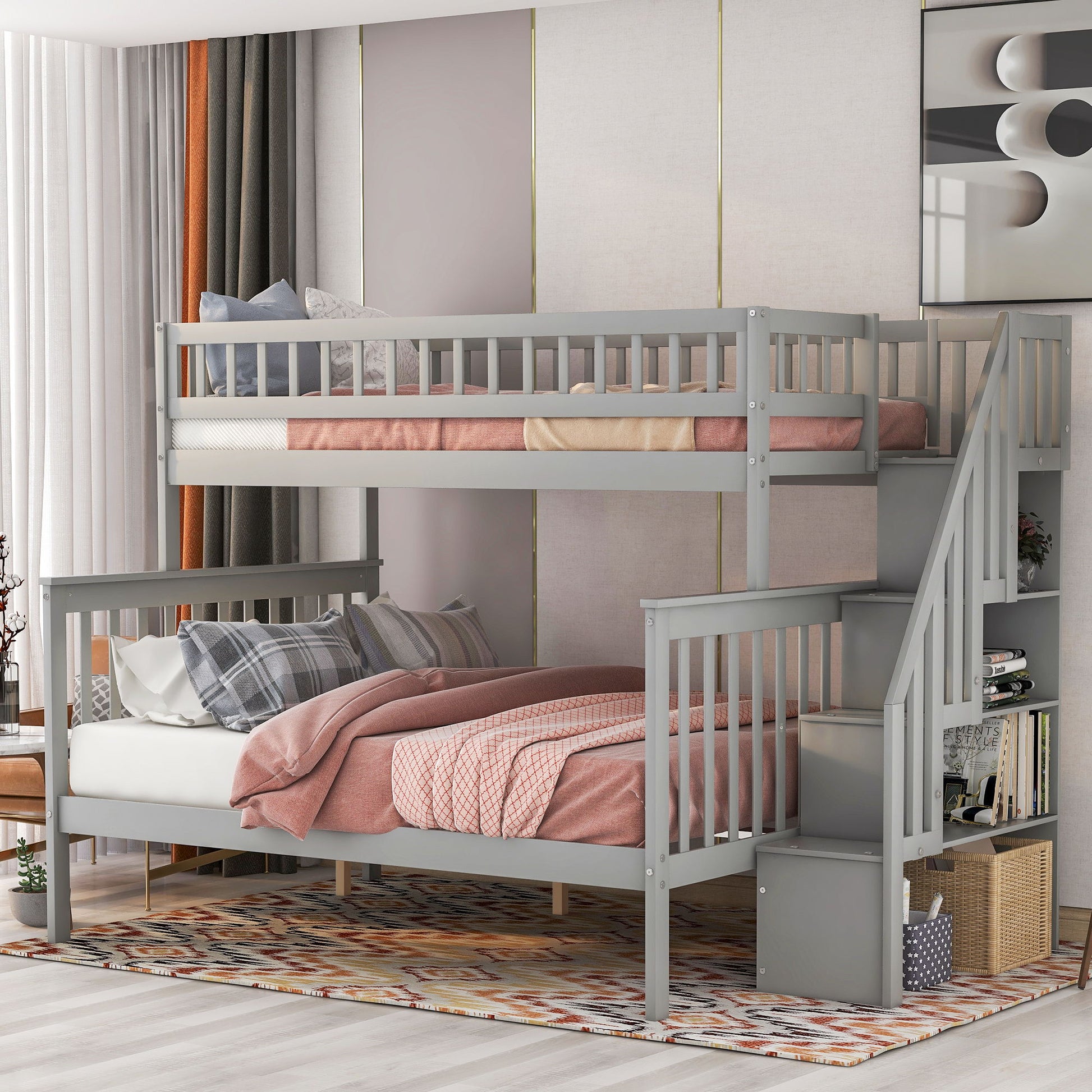 Bunk Bed With Staircase - The Sleep Loft - Online Mattress Showroom NYC