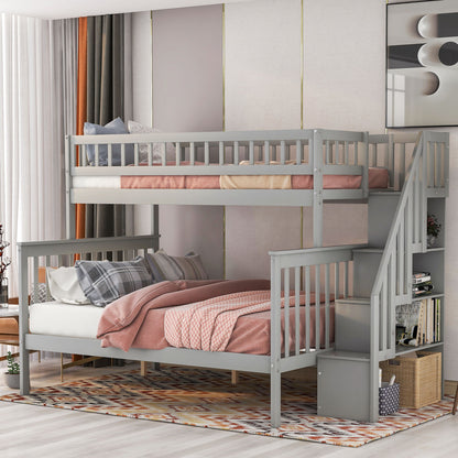Bunk Bed With Staircase - The Sleep Loft - Online Mattress Showroom NYC
