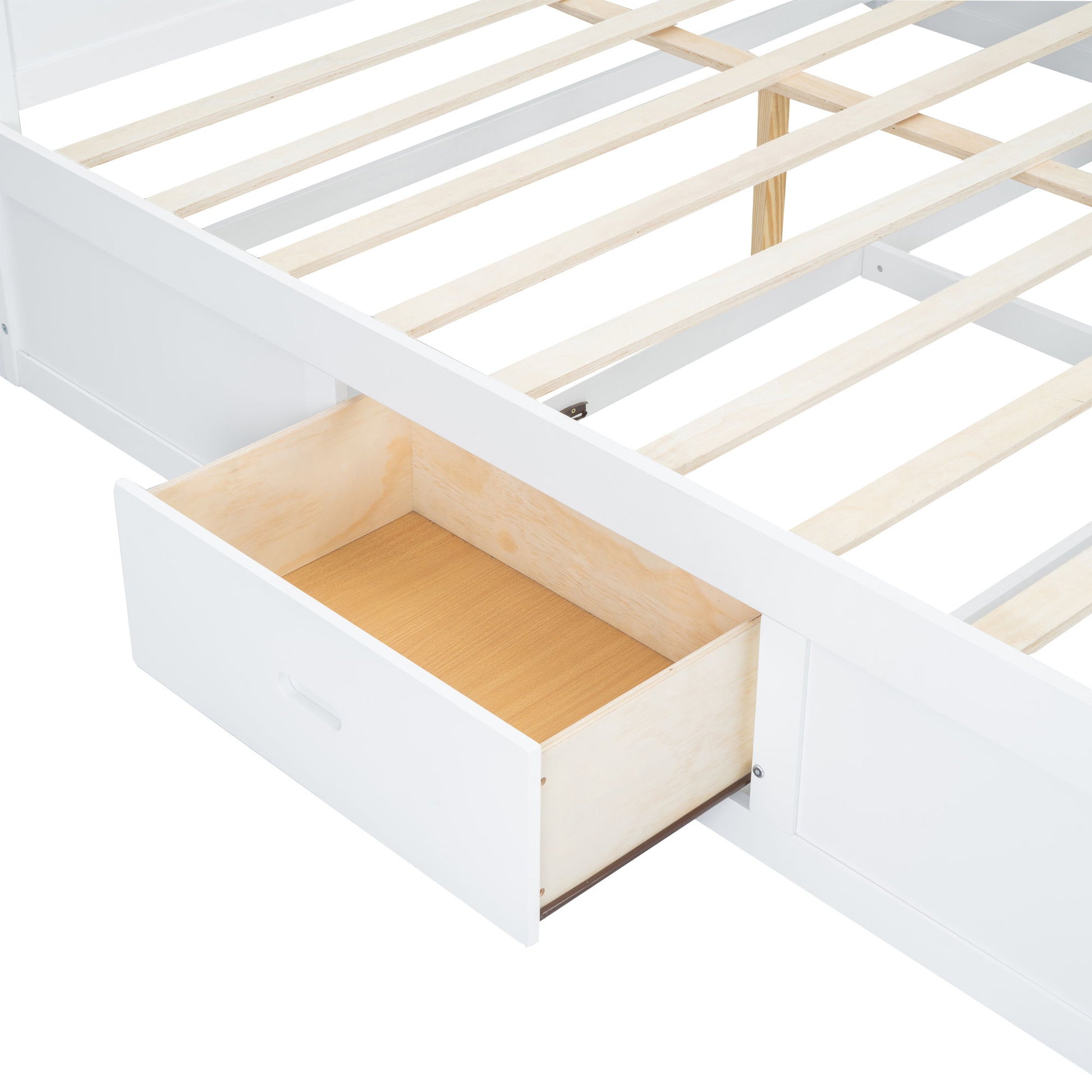 Platform Bed With Multi Storage Headboard, USB And Drawers - The Sleep Loft - Online Mattress Showroom NYC