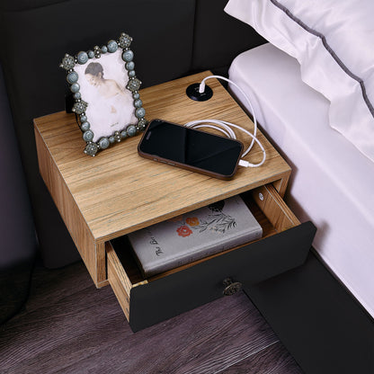 Upholstered Hydraulic Platform Bed With Storage Shelves, Reading Lamps, USB Port - The Sleep Loft - Online Mattress Showroom NYC