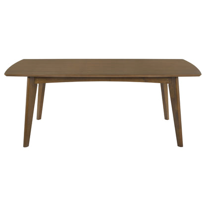 Malone Rectangular 78-inch Wood Dining Table Dark Walnut