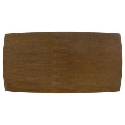 Malone Rectangular 78-inch Wood Dining Table Dark Walnut