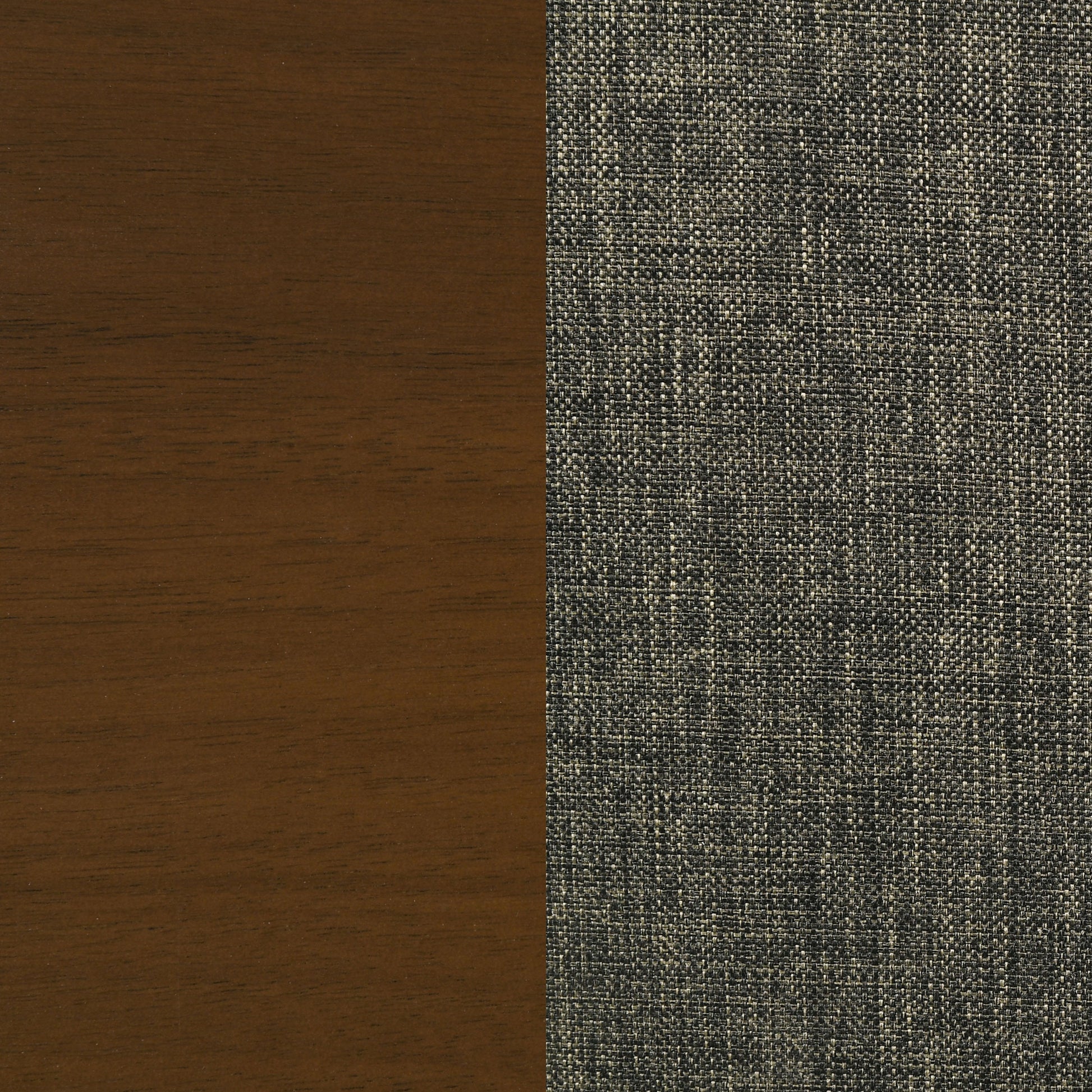 Malone Padded Wood Dining Arm Chair Dark Walnut (Set of 2)
