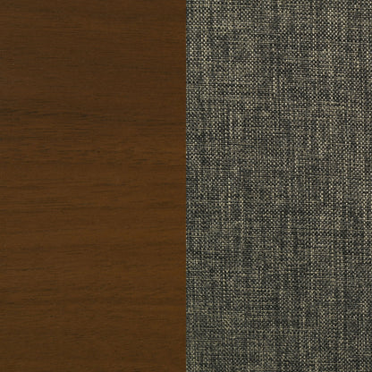 Malone Padded Wood Dining Arm Chair Dark Walnut (Set of 2)