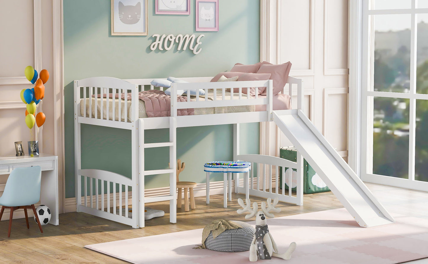 Loft Bed With Slide And Ladder - The Sleep Loft - Online Mattress Showroom NYC