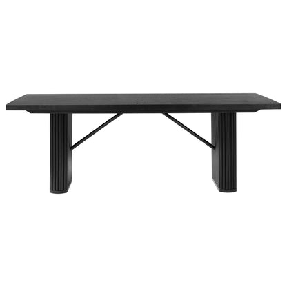 Catherine 7-piece Rectangular Dining Table Set Black