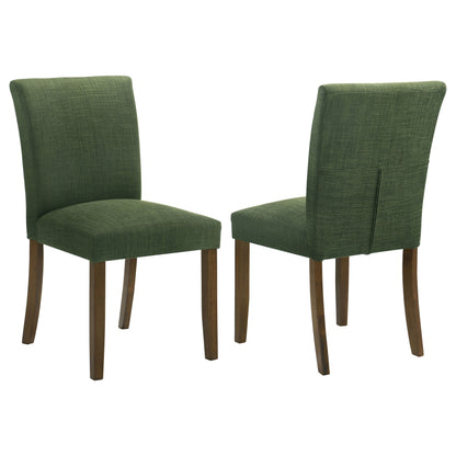 Paxton Upholstered Dining Side Chair Green (Set of 2)