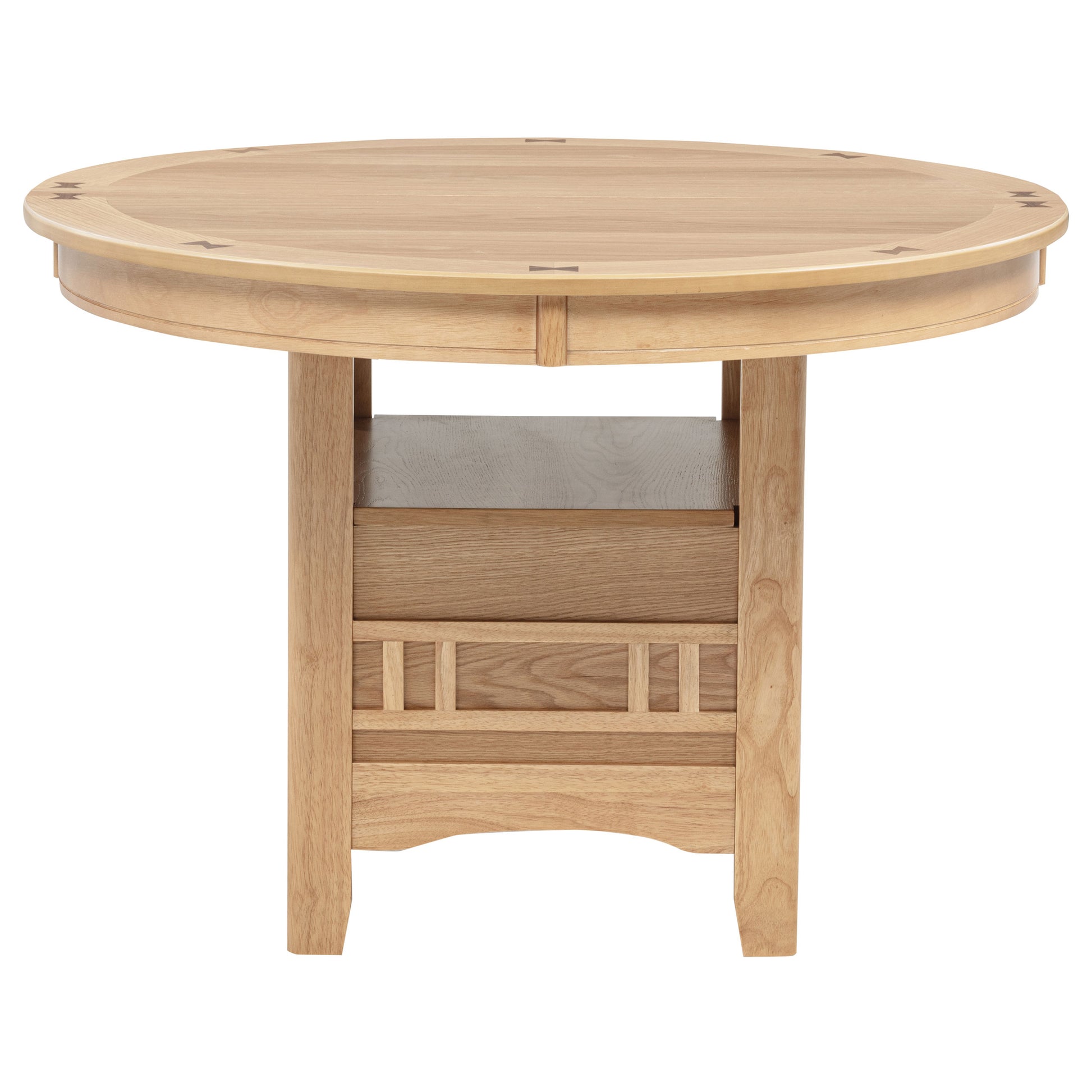 Lavon Oval 60-inch Wood Extension Leaf Dining Table Light Oak