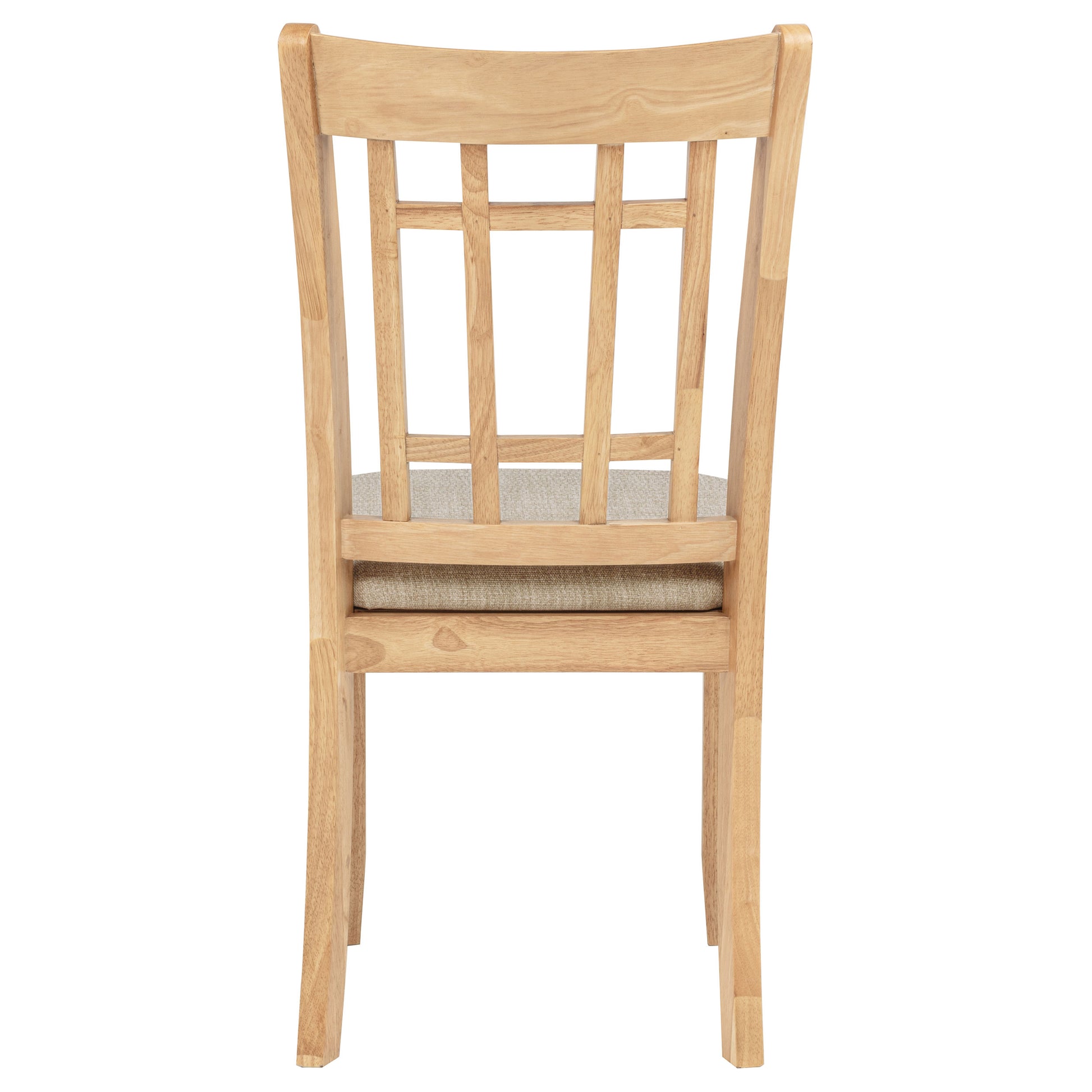 Lavon Wood Dining Side Chair Linen and Light Oak (Set of 2)
